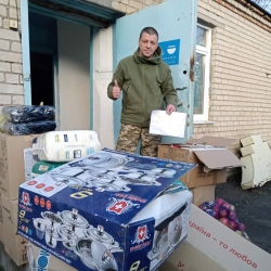 delivery of humanitarian aid to Mykolaiv hospital 2