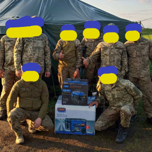 Delivered heavy duty tires and much more for Ukrainian Army units1