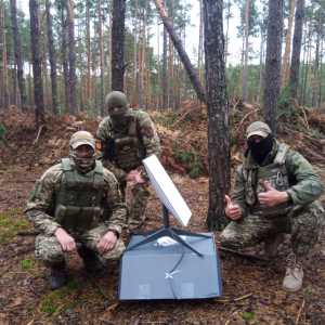 Our first delivery of Starlink satellite internet to frontline1
