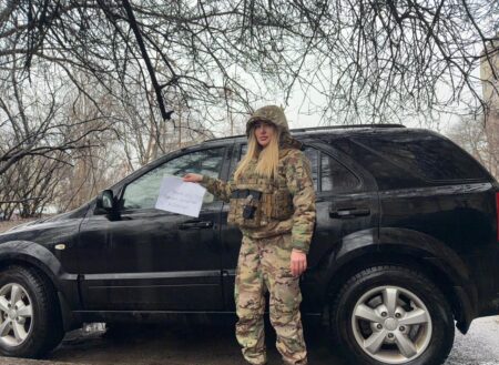 Another Vehicle Delivered to the Front Line