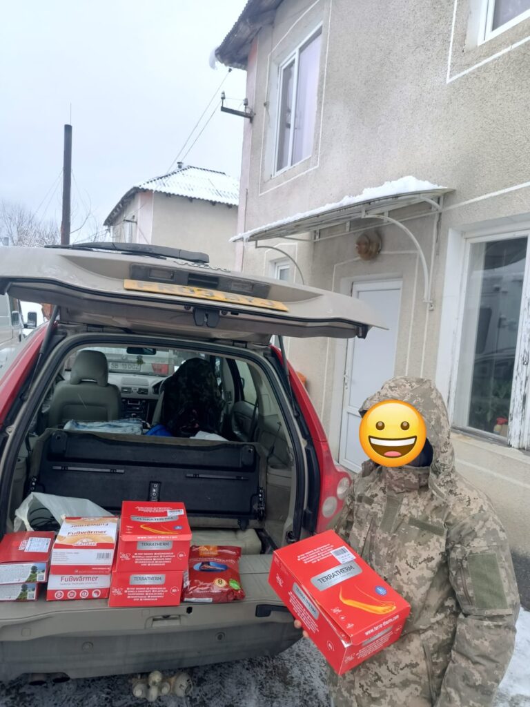 Warmth and Support Delivered to the Front Line